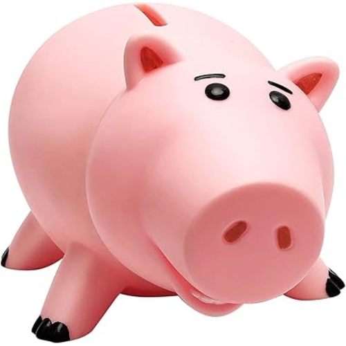 Piggy Bank, Cute Plastic Coin Bank for Boys and Girls, Unbreakable Pig Money Bank for Kids Gift (Pink)