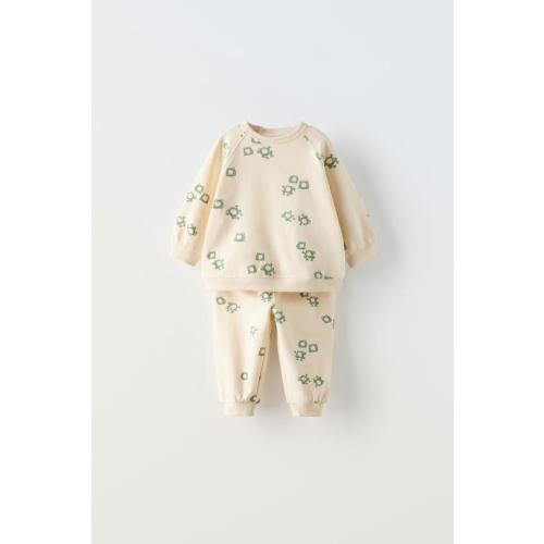 PRINTED SWEATSHIRT AND PANTS PACKPRINTED SWEATSHIRT AND PANTS PACKDETAILSPLAIN PLUSH JUMPSUIT