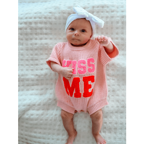 Sweater Romper, Kiss Me