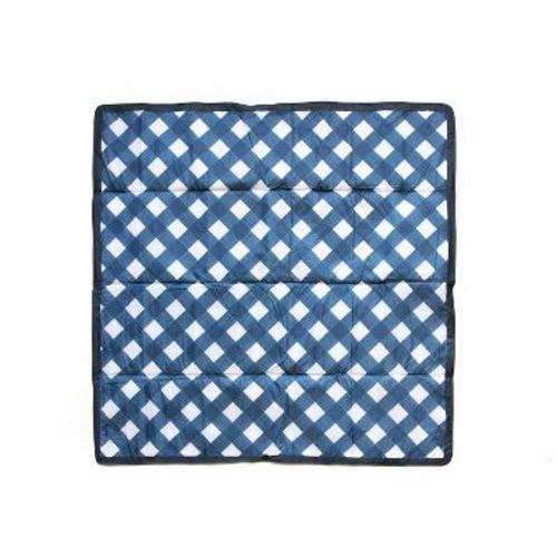 Little Unicorn 5' x 5' Outdoor Blanket - Navy Plaid