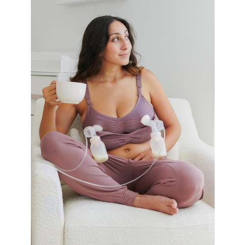 Sublime® Hands-Free Pumping & Nursing Bra | Beige – Kindred Bravely