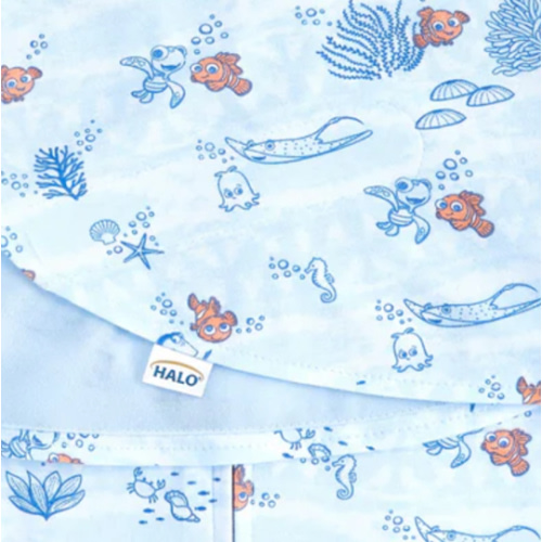 Blue Finding Nemo Newborn Swaddle | HALO