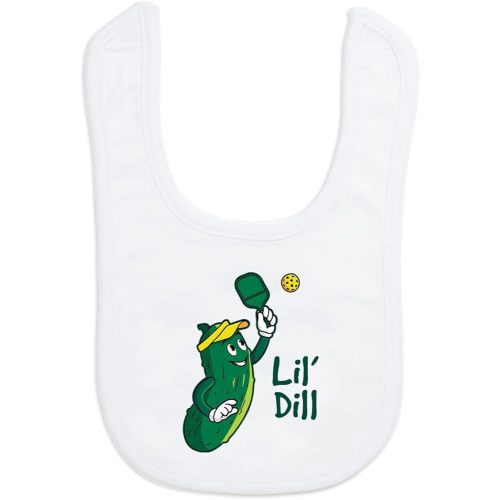 ChalkTalkSPORTS Pickleball Baby & Infant Bibs | Soft Microfiber Pickleball Baby Bibs