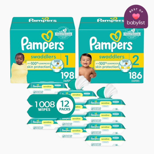 Pampers Swaddlers Starter Kit (2 Month Supply)