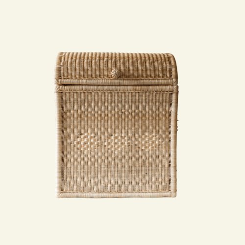 Chest Rattan Laundry Basket, Natural