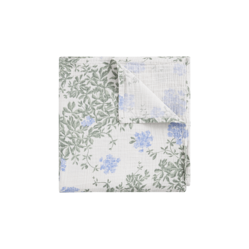Muslin Swaddle blanket - Plumbago