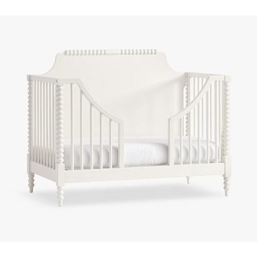 Chris Loves Julia 4-in-1 Toddler Bed Conversion Kit Only, Heritage White, In-Home Delivery