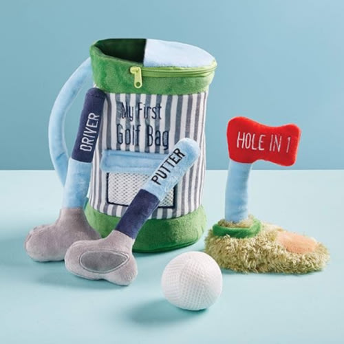 Mud Pie My Bag Plush Set, Golf