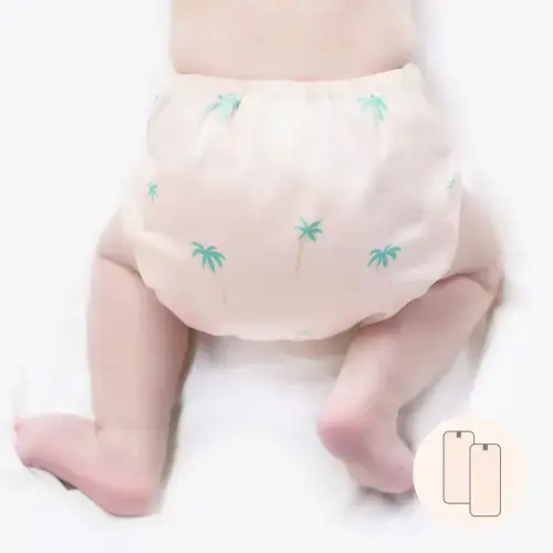 Pocket Diapers - Snap - LPO ECO-Palm Trees