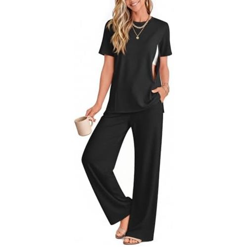 2Pc Postpartum Nursing Pajamas Set