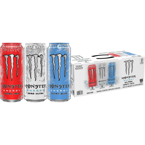 Monster Energy Ultra Variety Pack 16 fl. oz., 18 pk. - Sam's Club