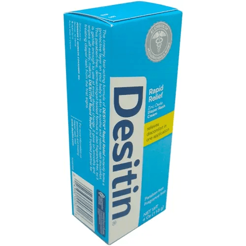 Desitin Daily Defense Baby Cream with Zinc Oxide to Treat, Relieve & Prevent Diaper Rash, Hypoallergenic, Dye, Phthalate & Paraben-Free, 4 Oz