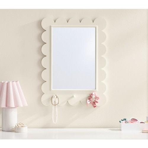 Penny Scallop Get-Ready Mirror (18" x 24")