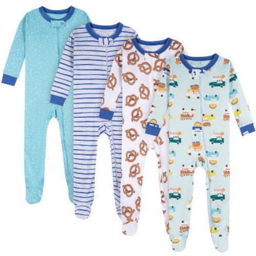 Onesies Brand Baby Boys' 4-pack Union Suits, Snack Truck, 18 Months