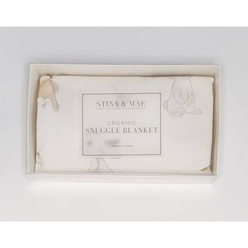Stina & Mae Snuggle Bunny Organic Cotton Baby Blanket