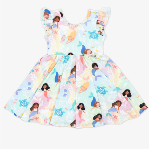 Mystic Mermaids Flutter Twirl Dress – Little Sleepies