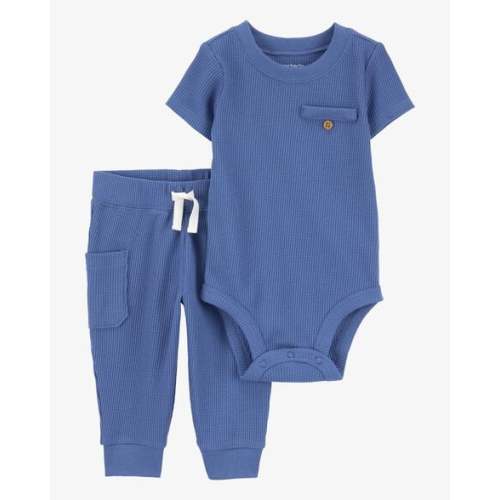 Baby 2-Piece Short-Sleeve Bodysuit Pant Set - Carter's | Carter's