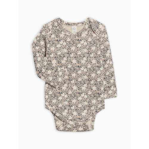 Verbena Floral / Wren + Navy / 3-6M