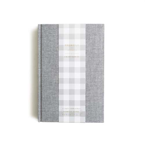 Childhood History - Grey Tweed | Promptly Journals