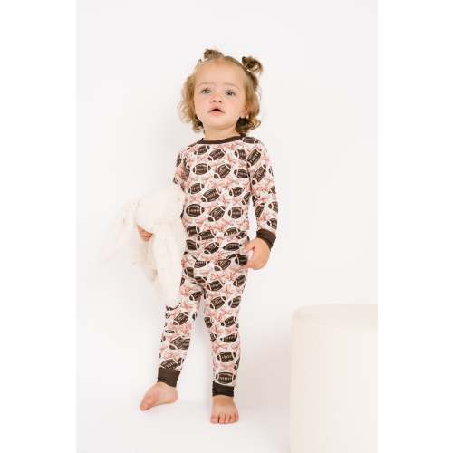 Bows & Touchdowns Bamboo Set