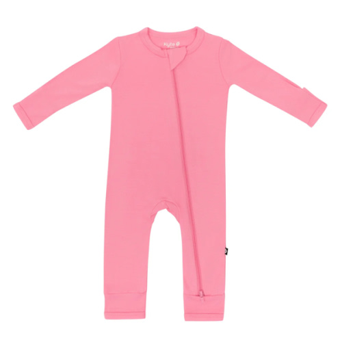 KYTE Baby ™ | Zippered Romper In Guava