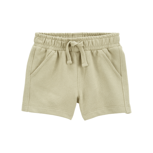 Baby Pull-On French Terry Shorts - Olive - Carter's | Carter's