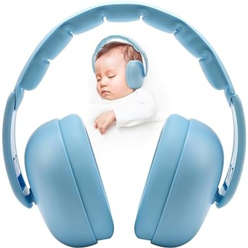 Baby Headphones for Noise - [Upgraded Baby-Friendly Version] Baby Ear Muffs Noise Protection - Baby Noise Cancelling Headphones - Baby Ear Protection for 3 Months to 2 Years