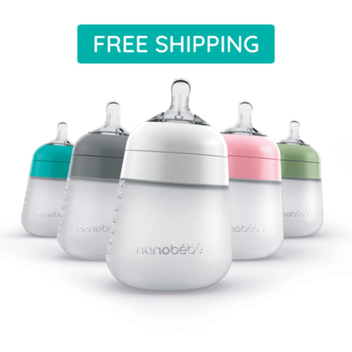 Nanobebe Flexy Silicone Baby Bottle