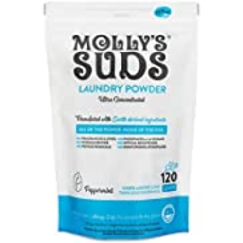 Molly's Suds Baby Laundry Detergent Powder | Removes Formula, Poop & Spit-Up Stains | Extra Gentle for Newborns (Fragrance Free)