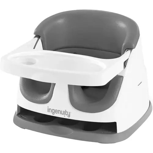 Ingenuity Baby Base 2-in-1 Seat - Slate - Booster Feeding Seat