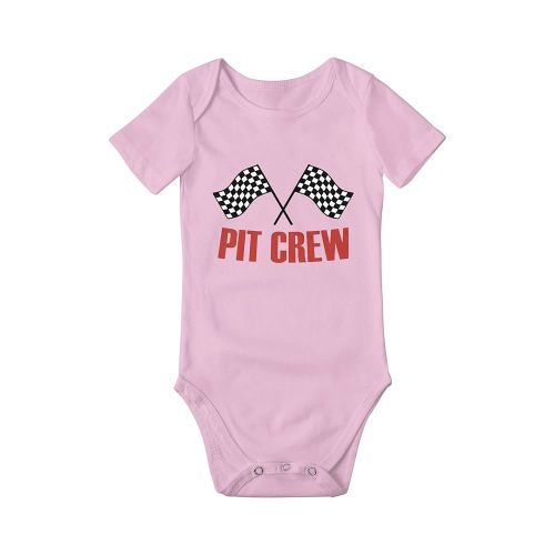 Checkered Flags Race Car Flag Newborn Girl Boy Romper Jumpsuit Bodysuit Baby Outfits Infant Clothes