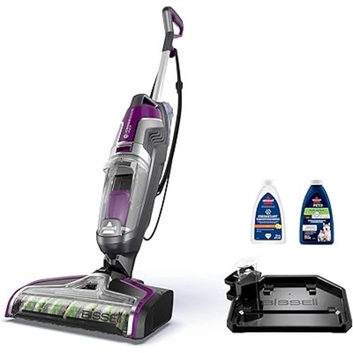 BISSELL Crosswave Pet Pro All in One Wet Dry Vacuum Cleaner and Mop for Hard Floors and Area Rugs, Purple, 2306A