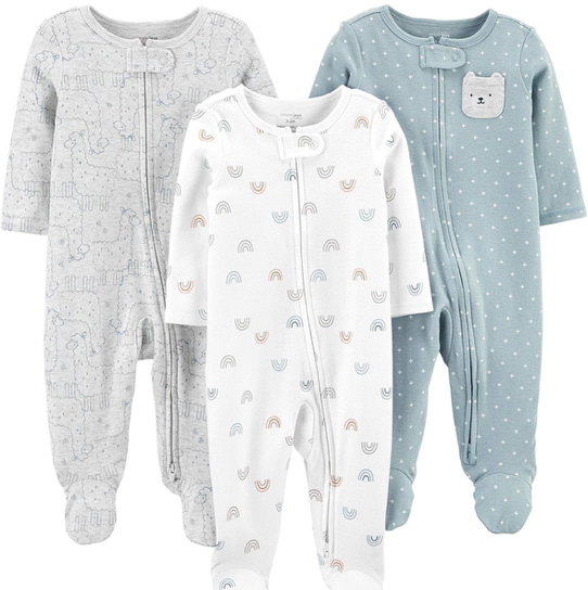 Simple Joys by Carter's Baby 3-Pack Neutral Sleep and Play