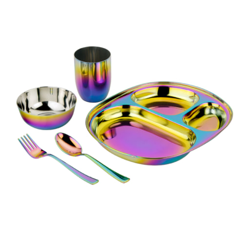 Ahimsa Stainless Steel Dish Set for Kids – AHIMSA®