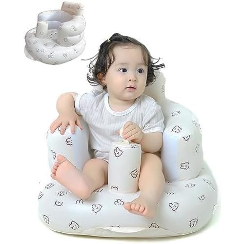Inflatable Baby Seat for Babies 3 Months and Up,Inflatable Baby Chair,Blow Up Baby Chair,Baby Seats for Infants for Sitting Up