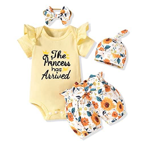 Aalizzwell Newborn Baby Girls Shorts Outfit for Summer