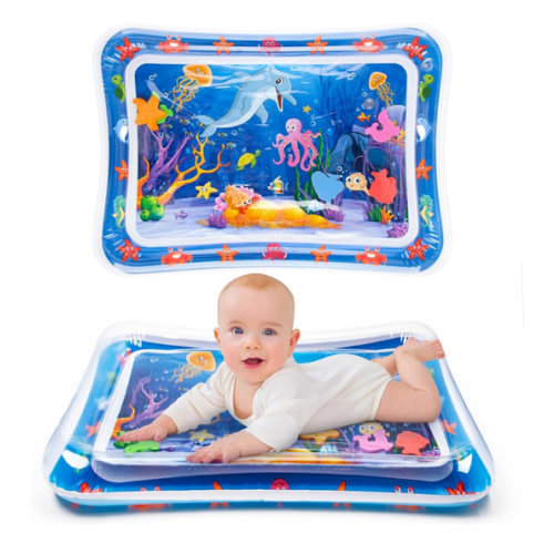 Tummy Time Water Mat丨Inflatable Tummy Time Water Play Mat for Babies, Infants and Toddlers 3 to 12 Months Promote Development Toys Baby Gifts
