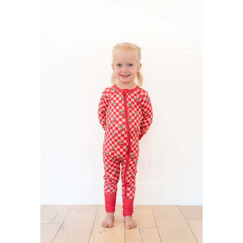 CHERRY CHECKER | ZIPPER ONE PIECE