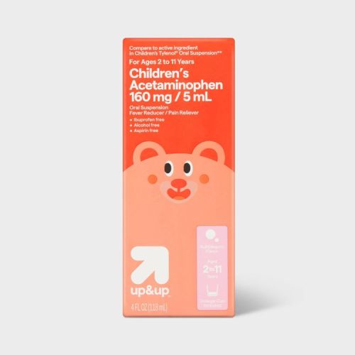 Children's Acetaminophen General Pain Reliever Liquid - 4 fl oz - up&up™