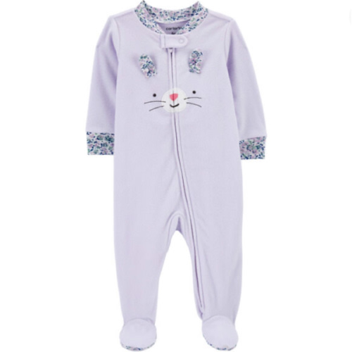 Baby Bunny Fleece Zip-Up Footie Sleep & Play Pajamas