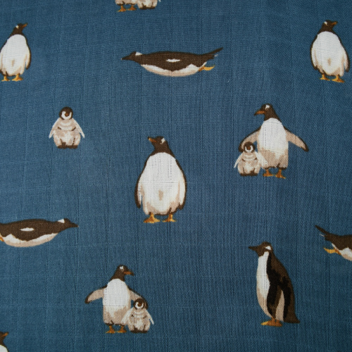 Penguins Bamboo Swaddle