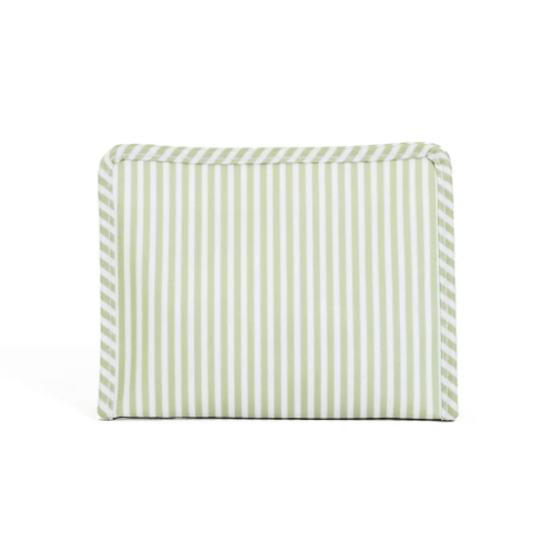 TRVL ROADIE MEDIUM Zip Pouch - PIMLICO STRIPE SAGE