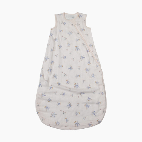 Loulou Lollipop Lightweight Muslin Sleep Bag - Ditsy Floral, 0-6 M