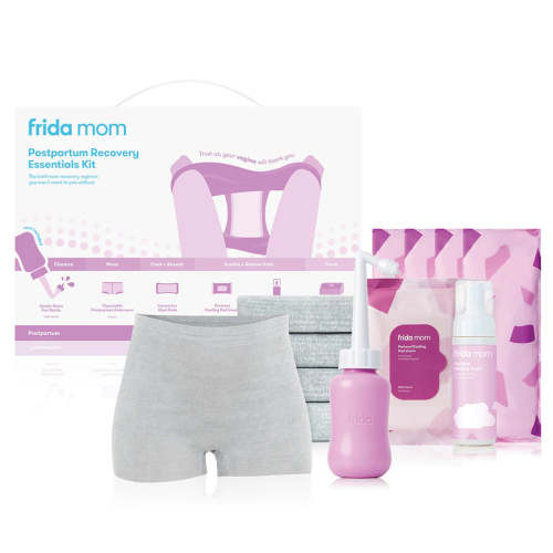 FridaMom Postpartum Recovery Essentials Kit + Peri Bottle