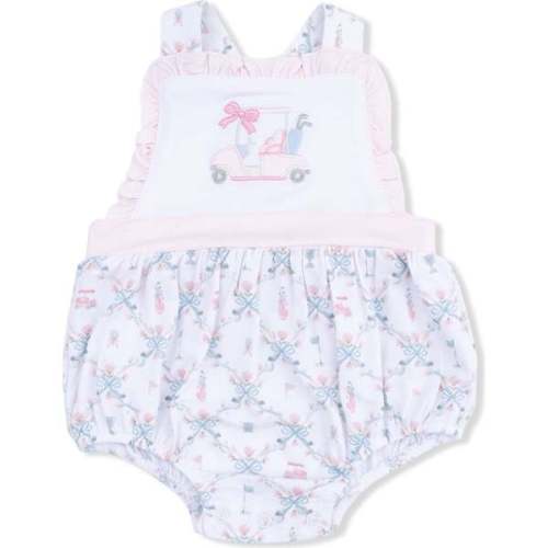 Ruffle Bubble, Golf Trellis Pink - Angel Dear | Maisonette