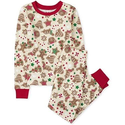The Children's Place Baby and Kids, Sibling Matching, Holiday Pajama Sets, Cotton
