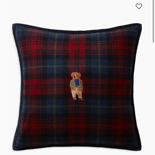 Ralph Lauren Tartan Bear Throw Pillow | Saks Fifth Avenue