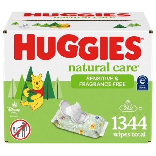Huggies Natural Care Sensitive Unscented Baby Wipes - 1344ct