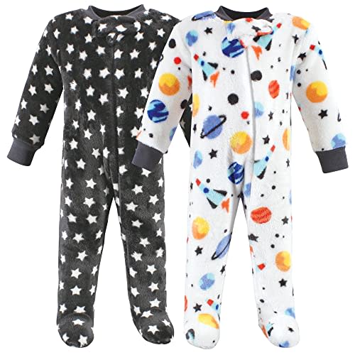 Hudson Baby Baby Girls' Plush Sleep and Play