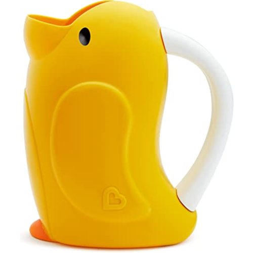 Munchkin® Duckling™ Shampoo Bath Rinser Cup, Ultra Soft and Flexible Rim, Babies, Toddlers and Kids, Yellow Duck